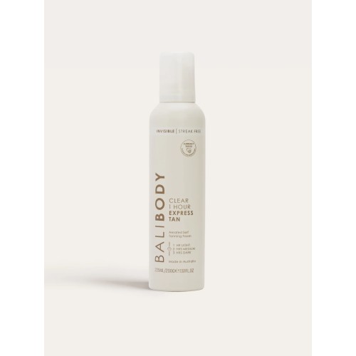 Bali Body Clear 1 Hour Express Self Tan - Bezbarwna Ekspresowa samoopalenizna do ciała w odcieniu Dark
